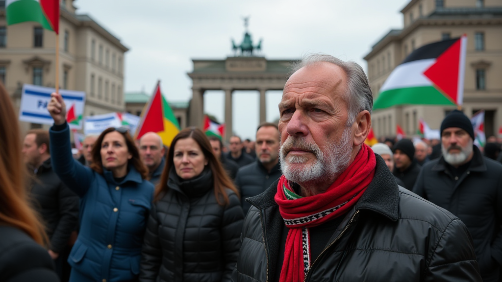 anti biden protest pro pal stinensischen