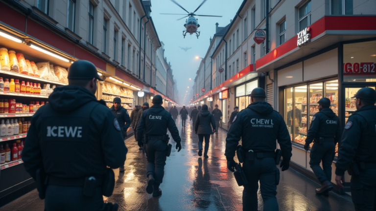 dramatischer polizeieinsatz