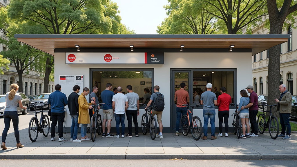 fahrradreparaturstation aufgepasst