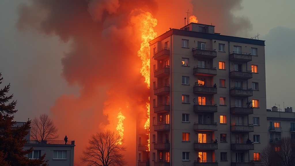 hochhaus brand berlin marzahn