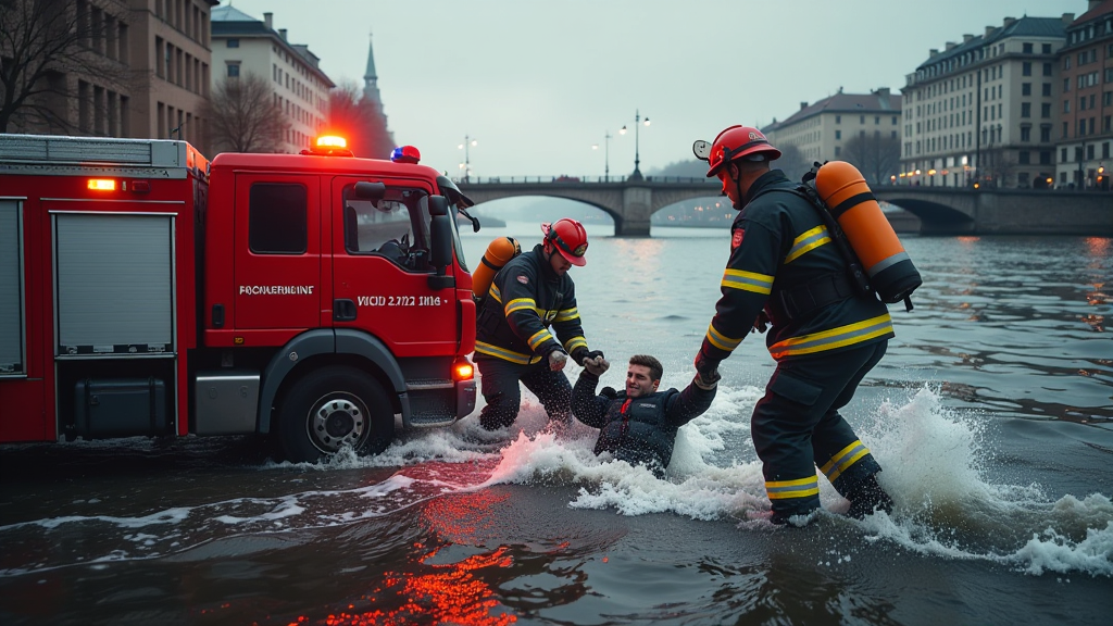 rettungsaktion rathausbr cke