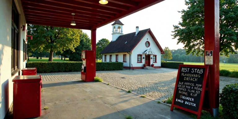 Tankstellenhof in Walsleben: Ein Blick hinter die Kulissen der Autobahnraststätten