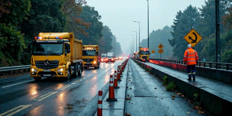 Brisanter Fund auf Baustelle in Biesdorf löst Verkehrschaos aus