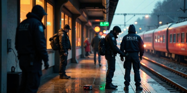 Verdächtiger Vorfall am Bahnhof Lichtenberg – Polizei reagiert schnell