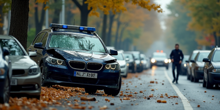 Dramatischer Vorfall in Charlottenburg: Jugendlicher verursacht schweren Crash mit Mietwagen