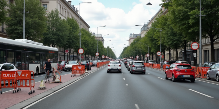 Neue Verkehrsbehinderungen in Berlin: Baustellen sorgen für Staus