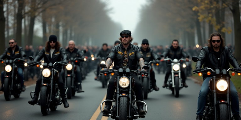 Abschied von Frank Weber: Hells Angels vereint in Berliner Trauer