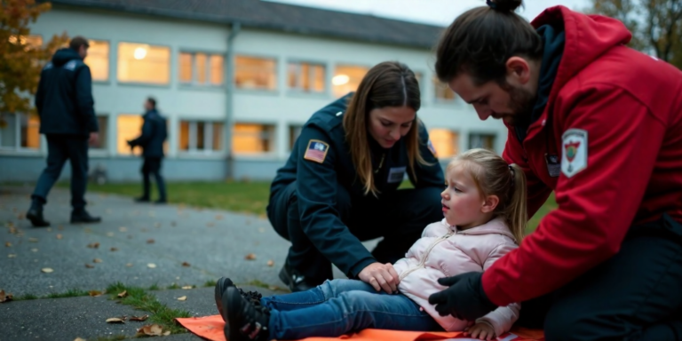 Großer Schreck an der Georg-Zacharias-Grundschule: 44 Kinder durch Reizgas verletzt