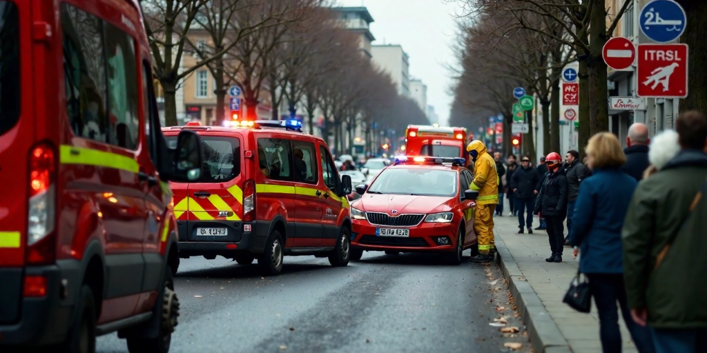 Unfall in Berlin-Steglitz: SUV kollidiert mit Fußgänger – Rettungseinsatz