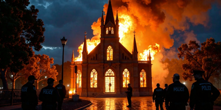 Schock in Melbourne: Synagoge in Flammen – Maskierte Täter gesucht