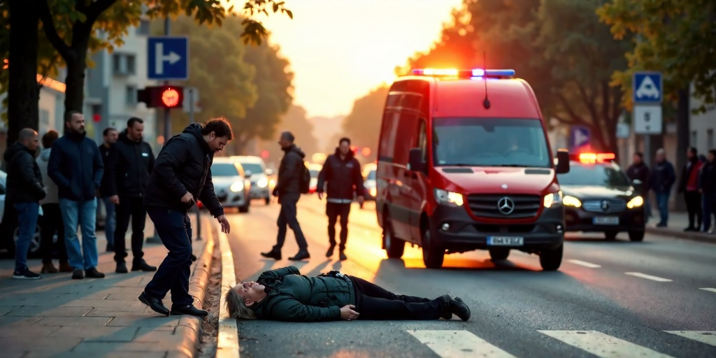 Paketzusteller verursacht Verkehrsunfall in Berlin-Köpenick: Seniorin schwer verletzt