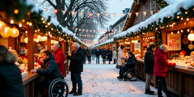 Ein besonderer Tag auf dem Lichtenberger Weihnachtsmarkt: Der „Handicap Day“ im Fokus