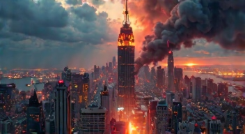 Teheran in Flammen