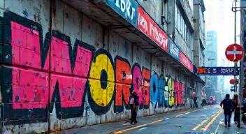 Graffiti, Politik, Langeweile ️