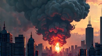 Bombendrohung, Chaos, Frankfurt