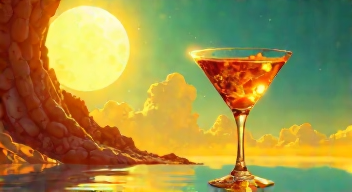 Cocktail mit einem Schuss Ironie