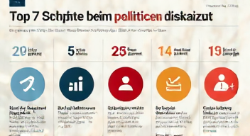 Das sind die Top 7 Schritte beim politischen Diskurs