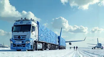Einfluss des Schnees auf die Flughafenlogistik (3/10)