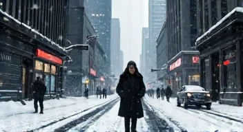 Mein Erlebnis mit dem Winterwetter in Berlin (1/10)