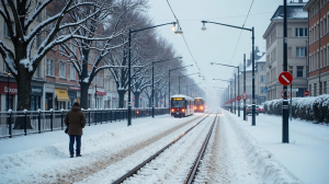 Wintereinbruch in Berlin: Straßenbahnen stillgelegt, Glättegefahr und Herausforderungen