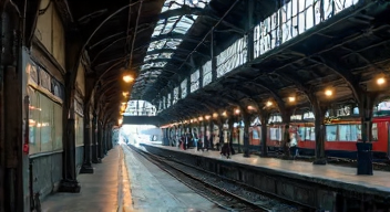 Erinnerungen an den Stillstand am Hauptbahnhof (1/10)