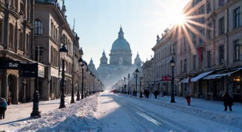 Ich erinnere mich an die schneereichen Tage in Wien