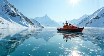 Perspektiven zu Eisflächen und Lebensrettung
