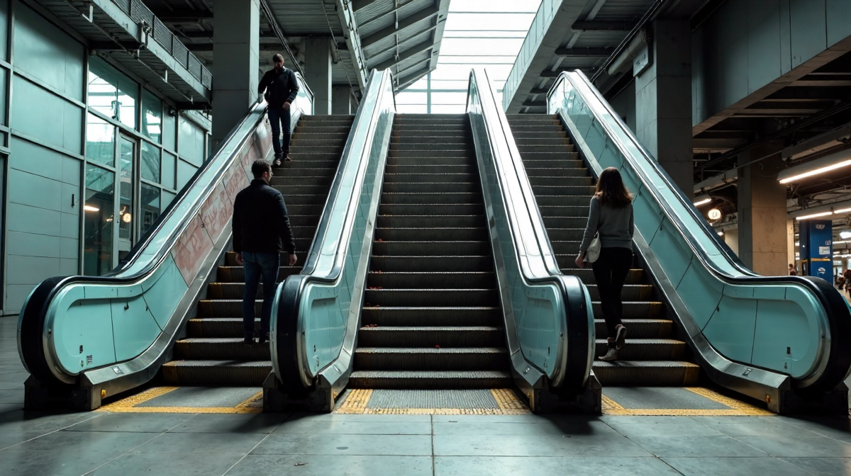 Stillstand am Hauptbahnhof: Rolltreppen-Ausfall, Mobilität, Deutsche Bahn