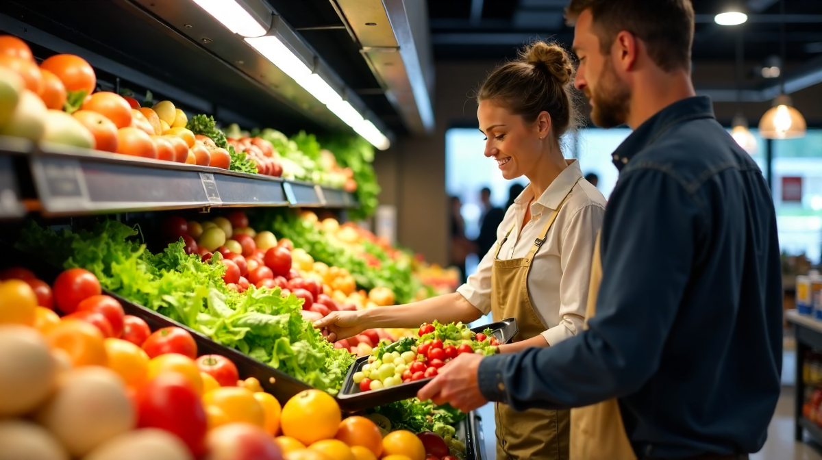 Die skurrilen Konflikte am Salatbüfett: Konsum, Hygieneverhalten, Supermarktkultur