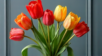 Kunst und Tulpen: Eine Verbindung von Ästhetik und Emotion (9/10)